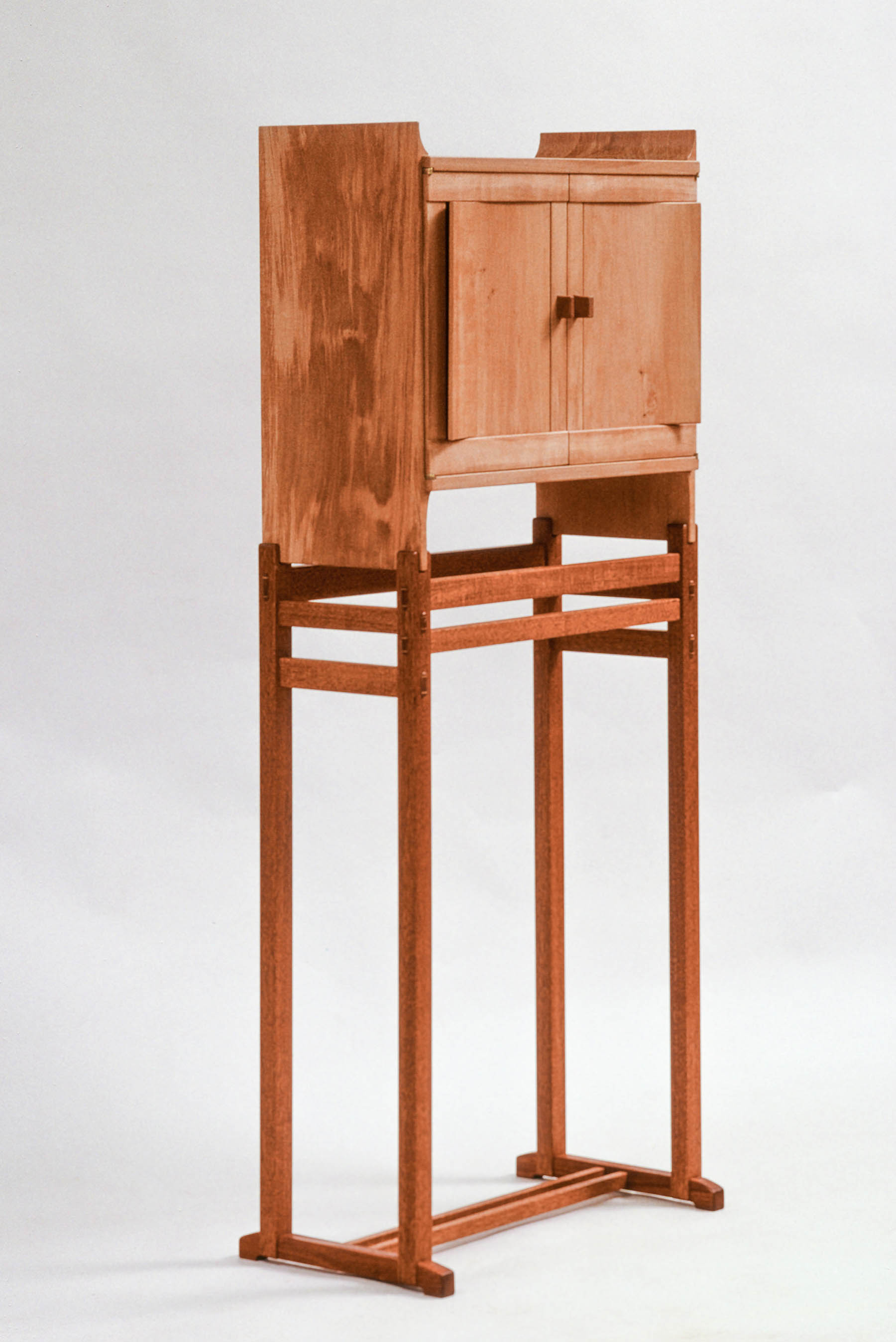 Owl Cabinet in Pear Wood
